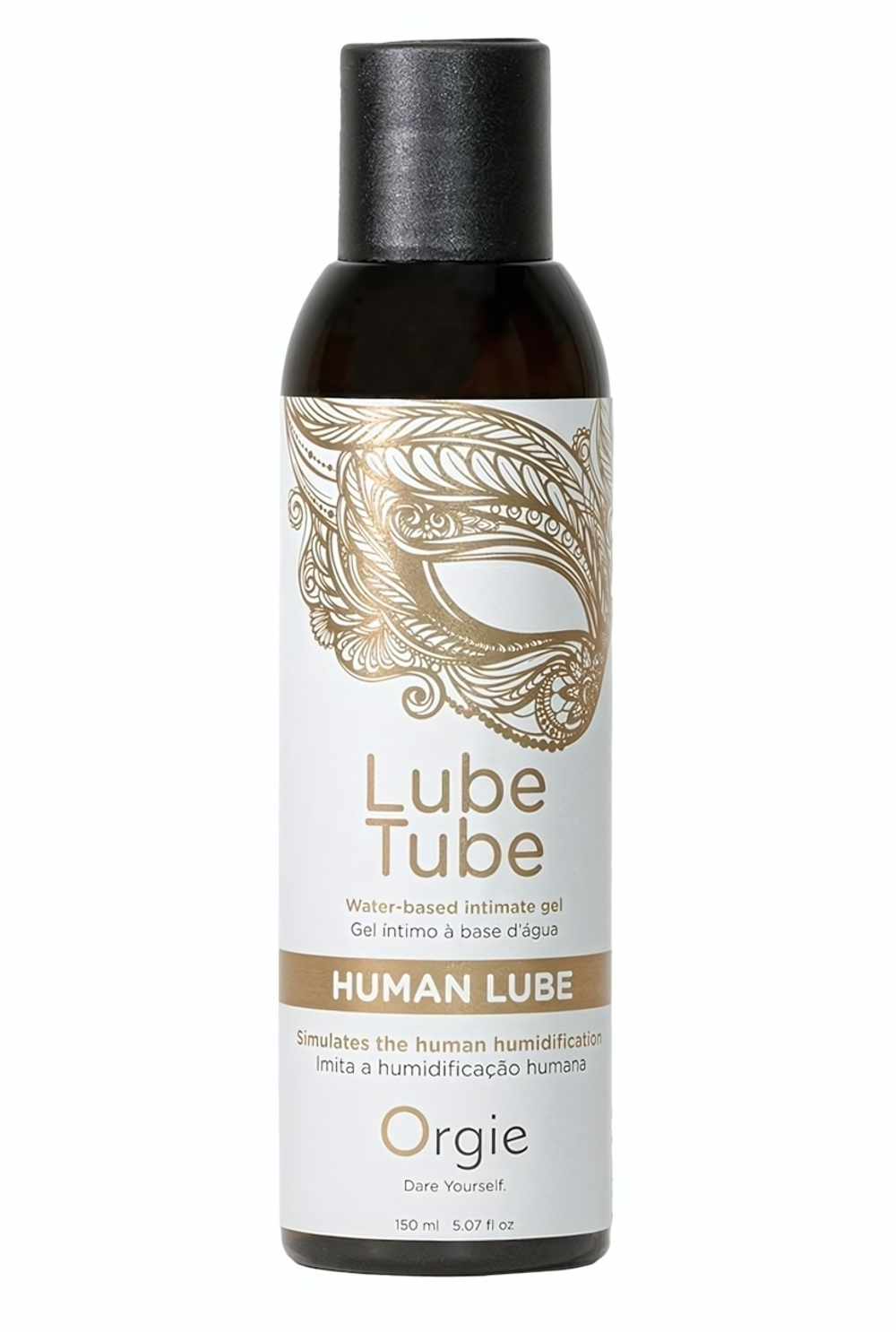 Интимный гель на водной основе Lube Tube Human Lube - 150 мл.