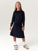 Джемпер школьный для девочки AT997  синий