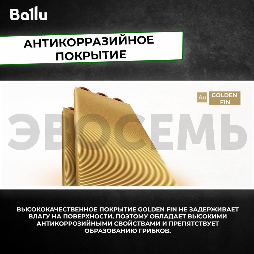 Сплит-система Ballu iGreen Pro BSAG-24HN8, для помещения до 70 кв.м.