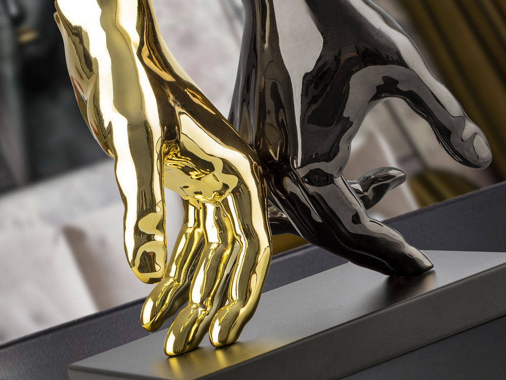 Manos Фигура серый/золотой