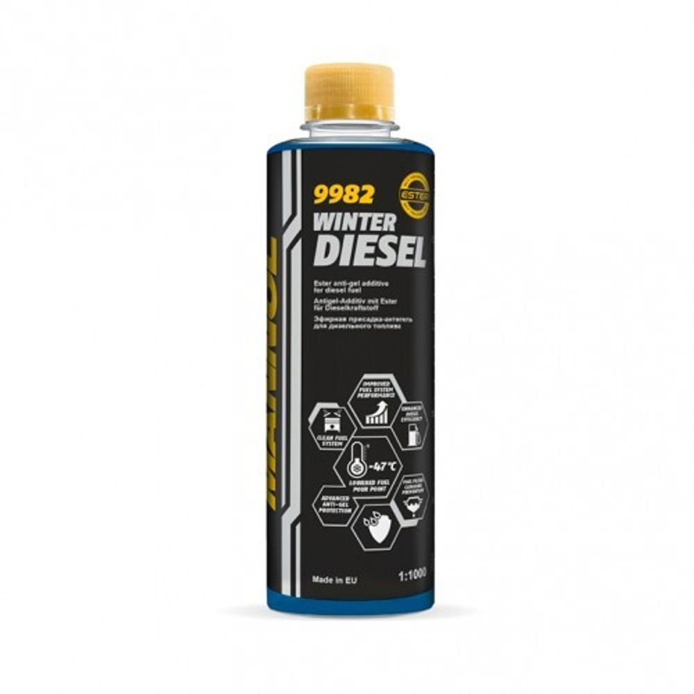 MANNOL Winter Diesel Антигель для дизельного топлива, 250 мл