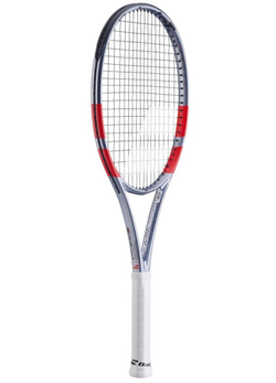 Теннисная ракетка Babolat Pure Strike Lite 4-gen - grey/fluo strike + струны