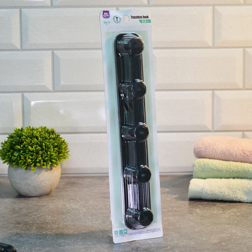 Крючок 5шт на планке 28см