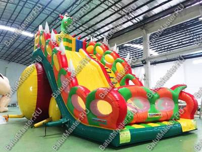 Батут-горка "Дракон 2", 16*8*11 м