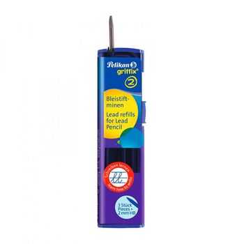 Грифели Pelikan School Griffix 2 мм для механических карандашей (3шт) (PL960476)
