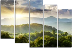 Модульная картина "Горный пейзаж"