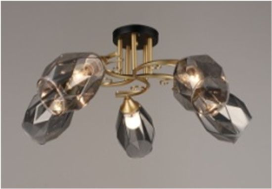 4617/5 BK+GD (2) Люстра (RL)