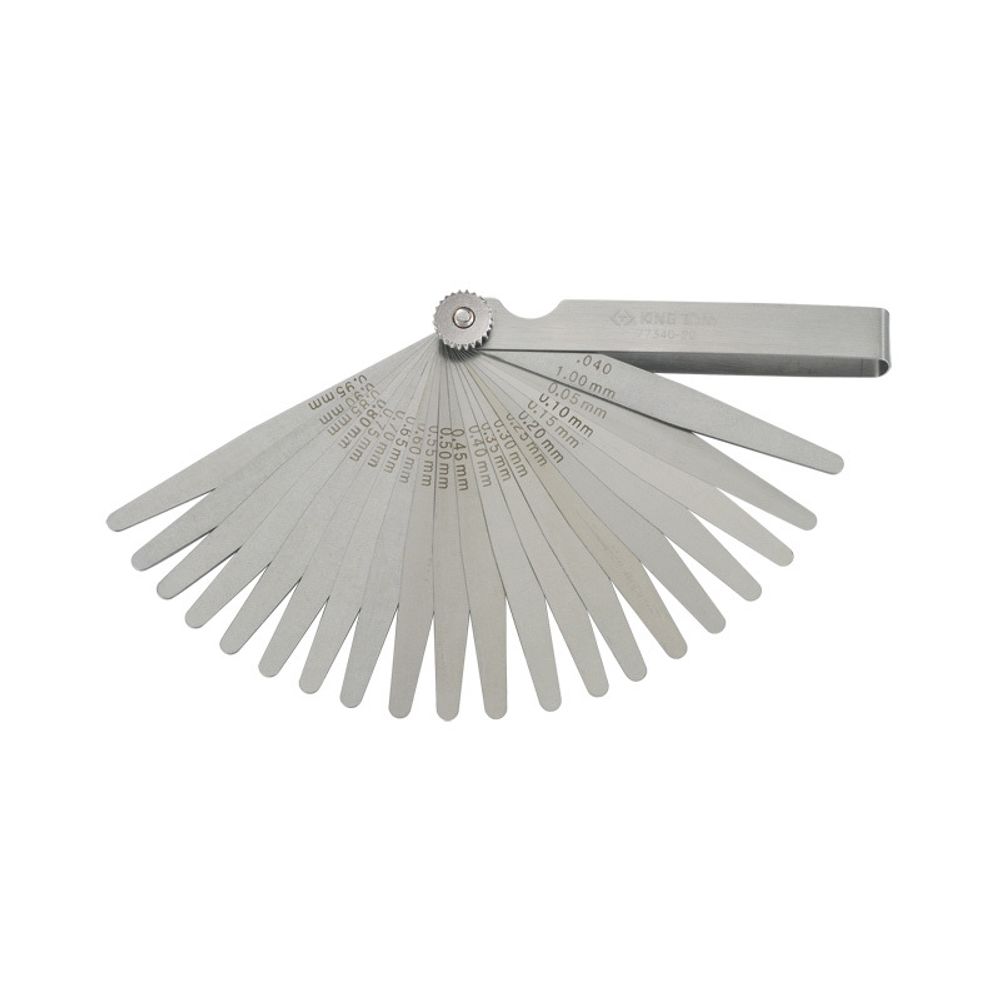 KING TONY (77340-20) Набор щупов для проверки зазоров, 0.05-1 мм, 20 предметов