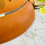 Сковорода «BAROLY» Terracotta 24см индукционная с антипригарным покрытием, бакелитовая ручка