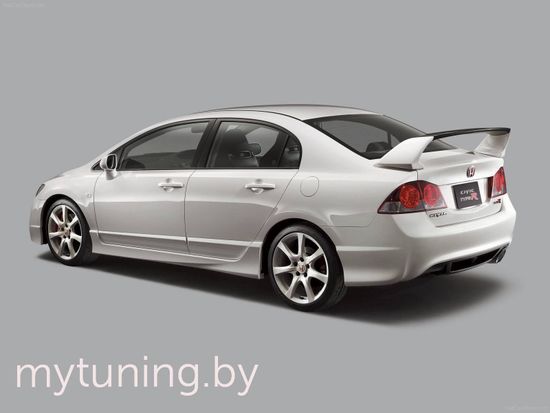 Спойлер составной Mugen Style для Honda Civic 8(VIII) 4D
