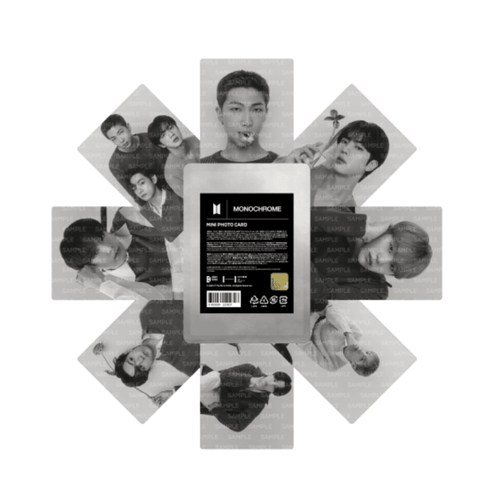 [разбор] Фотокарты BTS MONOCHROME