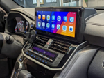 Магнитола для Toyota Land Cruiser 300 (экран климата снизу) - Radiola RDL-LC300 монитор 12.3" на Android 12, 6Гб+128Гб, CarPlay, 4G SIM-слот