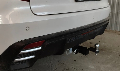 Фаркоп AvtoS для HAVAL Jolion (2021-), под квадрат 50х50, с универсальной электрикой Smart(блок) и сертификатом в комплекте, арт.(HV 04B+smart)