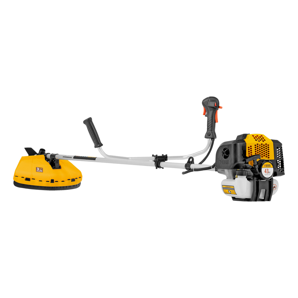 Триммер бензиновый DGT 430, 43 см3, 2.5 л. с, неразъемная штанга, состоит из 2 частей Denzel