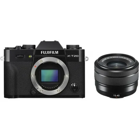 fujifilm x-t20 kit 15-45mm Black