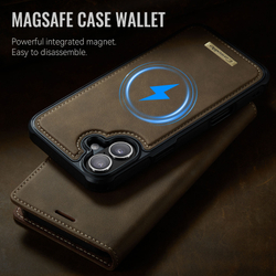 Чехол-кошелек CaseMe 2 in 1 MagSafe iPhone 16+