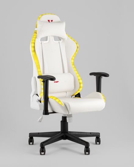 Кресло спортивное TopChairs GMM-080 белый на черной базе