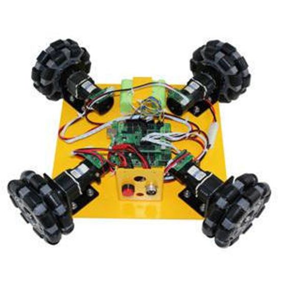 Учебный комплект продвинутого уровня для проектирования и конструирования шасси роботов с omni и mecanum кинематикой
