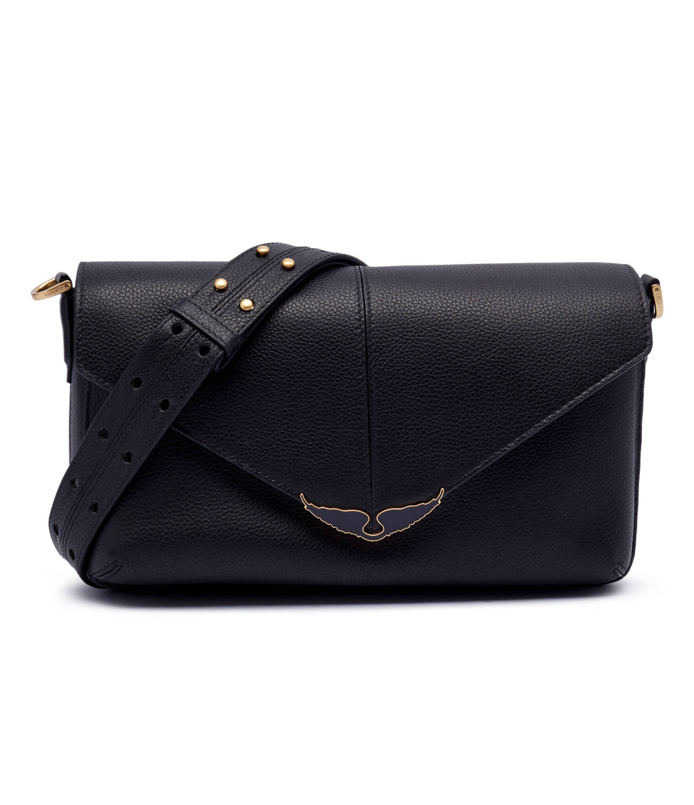 Кожаная сумка через плечо BORDERLINE DAILY Zadig&Voltaire - черный(LWBA02493)