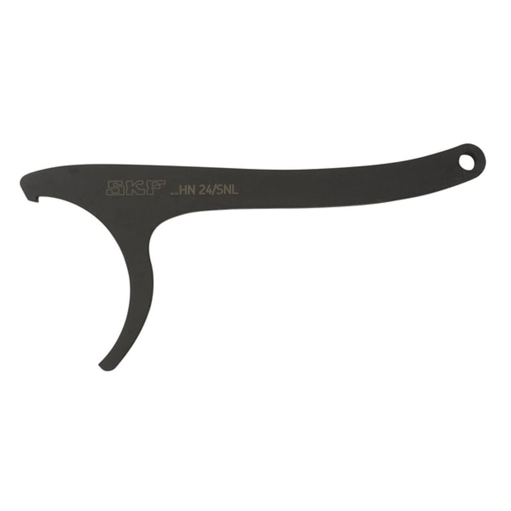 Hook spanner for use inside split plummer (pillow) block housings HN 24/SNL