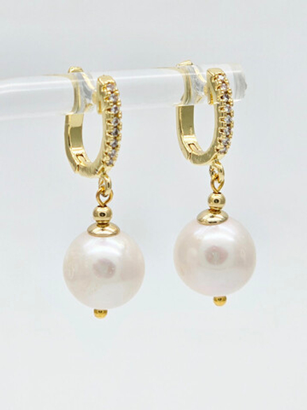 91003244 Серьги Selena Pearls