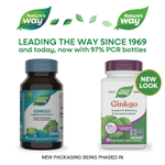 Nature's Way, гинкго, стандартизированный экстракт, 60 веганских капсул