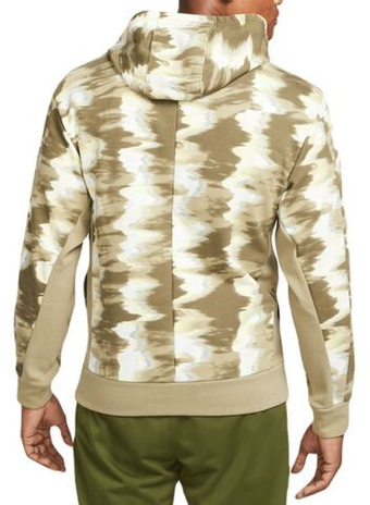 Мужская теннисная кофта Nike Court Fleece Tennis Hoodie - зеленый