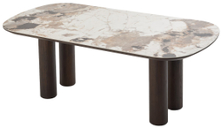 Стол PINO 210 цвет CA035, керамика / Темный орех, ®DISAUR