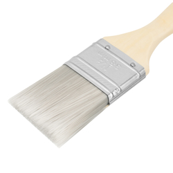 Кисть плоская для лаков "Евро" 1.5", искусственная щетина, деревянная ручка MTX