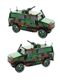 Конструктор Военный Бронетранспортер Dingo ATF 670 деталей
