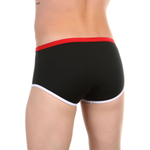 Черные мужские плавки из эластичного материала (Размер: M) (Цвет: черный)