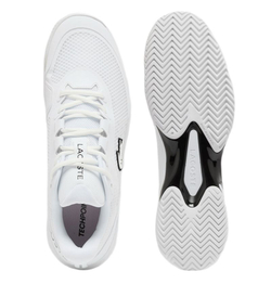 Мужские теннисные кроссовки Lacoste Tech Point Tennis - white/white/black