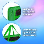 Папка на молнии с ручками BRAUBERG А4, 1 отделение, пластик, 80 мм, "Game time", 272167