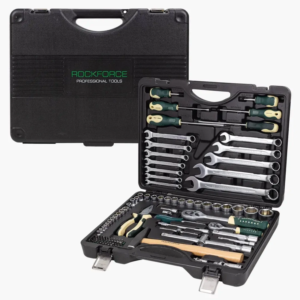Набор инструментов 110пр.1/4''&amp;1/2''(6-гран)(5-32мм) RockForce RF-41101-5