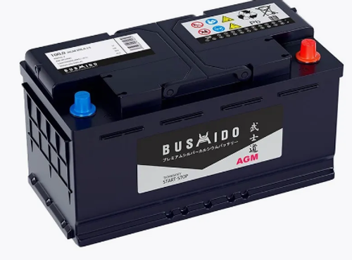 Аккумулятор 6CT-100 А.ч., о.п., R+, BUSHIDO