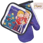 Прихватка в наборе с варежкой «Парочка», 17,5*17,5 см и 26*17 см