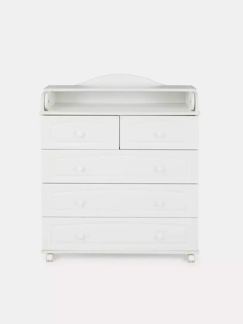 Комод "Ричард" 5 ящ. (арт.76) МДФ 800/5 (белый)