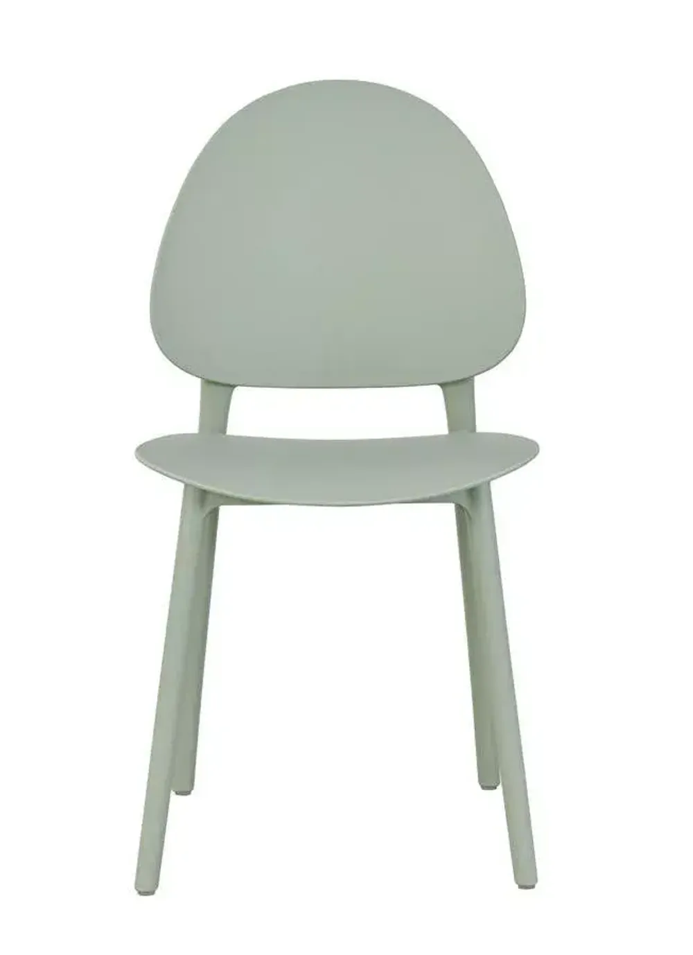 "Апероль" стул пластиковый, цвет серо-зеленый