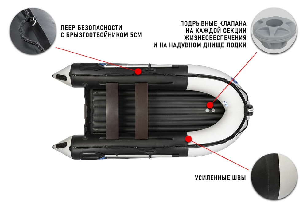 Лодка ПВХ STORMLINE Air Hector 400 (2024)