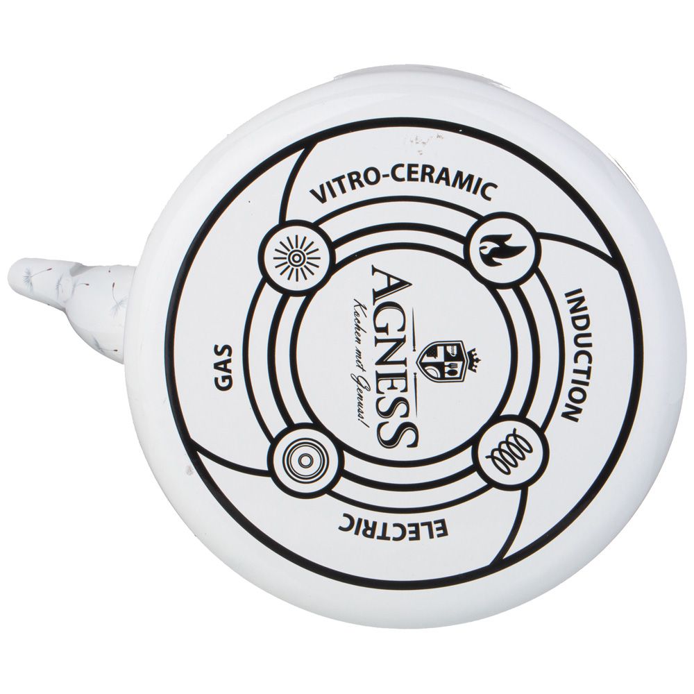 ЧАЙНИК AGNESS ЭМАЛИРОВАННЫЙ СЕРИЯ "DANDELION", 2,6 Л