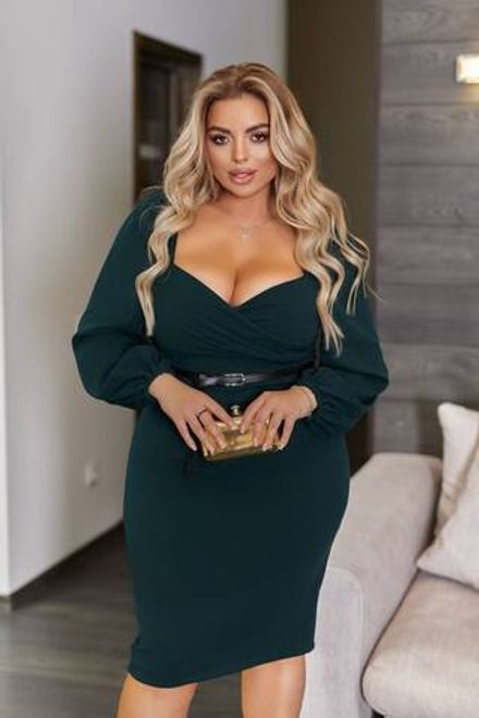 Платье с декольте УК-692-4 Fabrika Фото 1