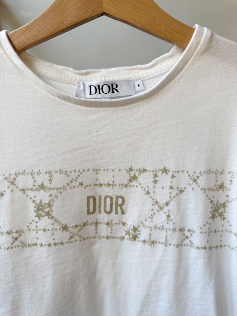 Хлопковая футболка Dior, 128
