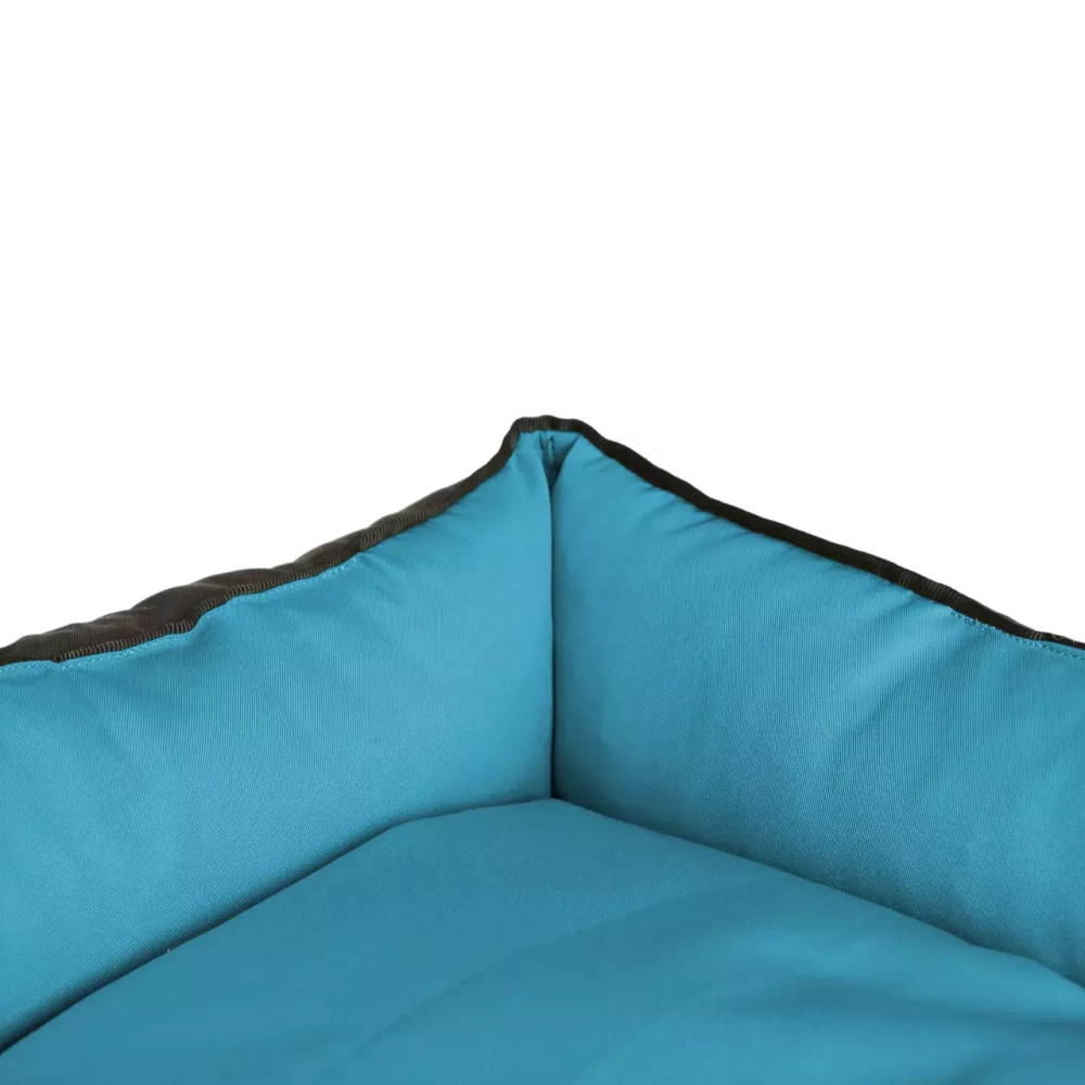 Лежанка для собак размер M двухсторонняя бирюзовая Царь-лежанка Lapalandia