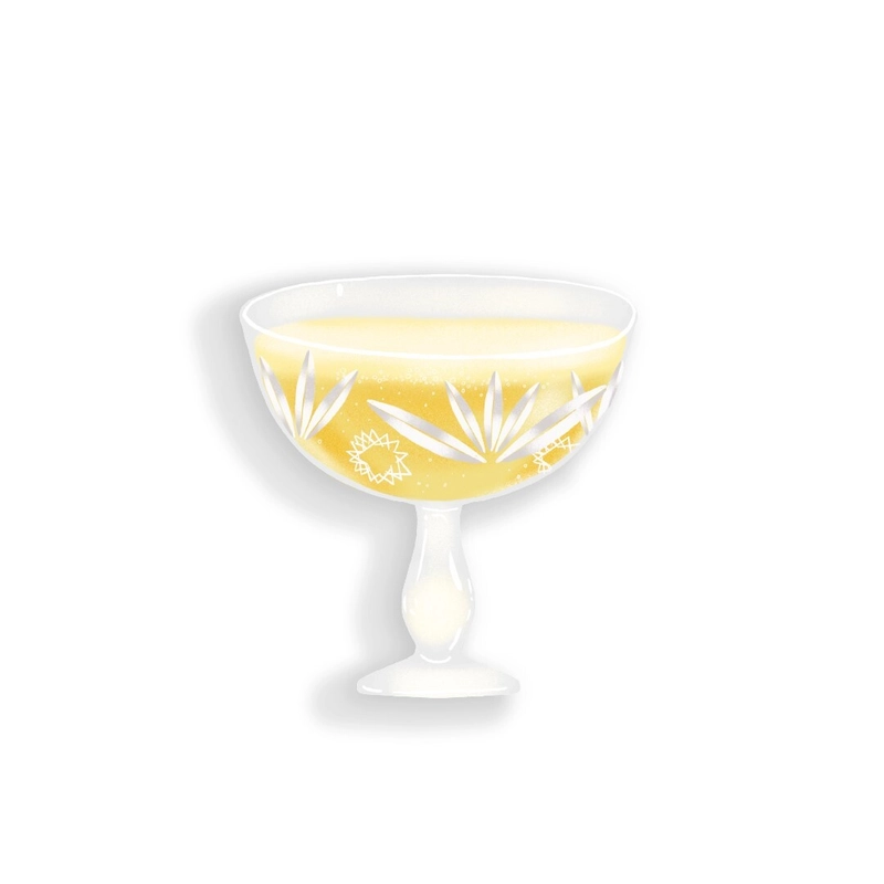 Открытка – Бокал