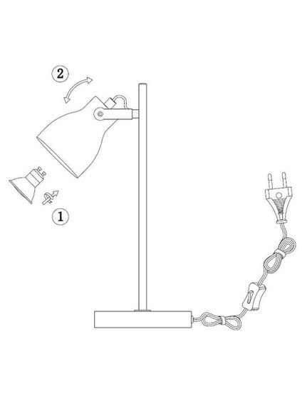 Настольная лампа Lucide Concri Led 05610/05/30