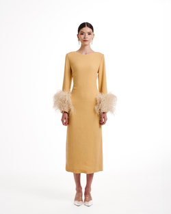 Платье желтое Bohemia