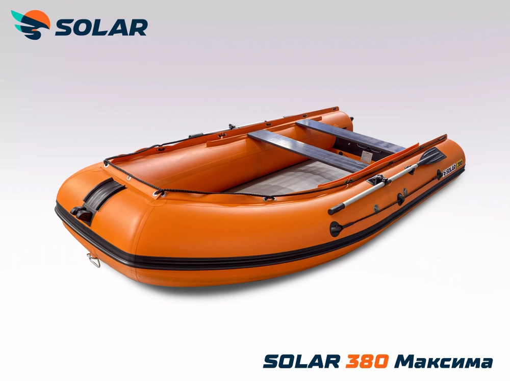 Лодка надувная моторная solar-380 к (максима)