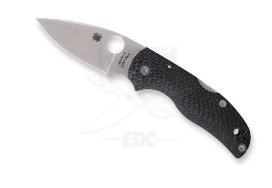 Складной нож Spyderco Native 41CFFP5 c клинком из стали CPM-S90V, рукоять карбон