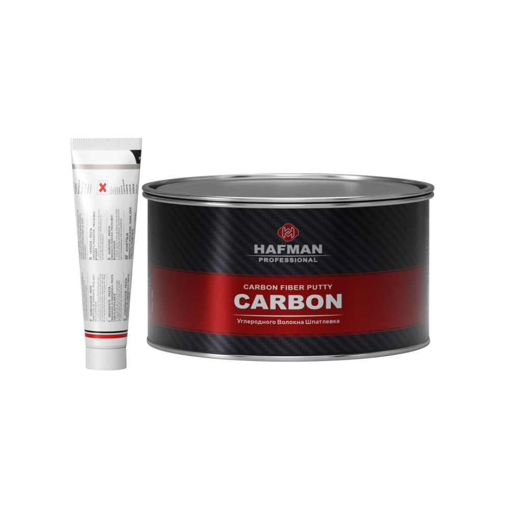 Шпатлевка HAFMAN CARBON с углеволокном 1.5кг + отвердитель