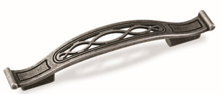 Ручка-дуга FS226-128 DAN, античный никель матовый (25/250)